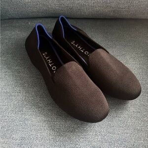 Rothy’s The Lounge Loafer Black Knit Comfort Flats